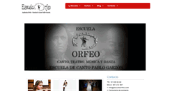 Desktop Screenshot of escuelaorfeo.com