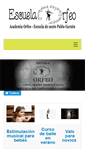 Mobile Screenshot of escuelaorfeo.com